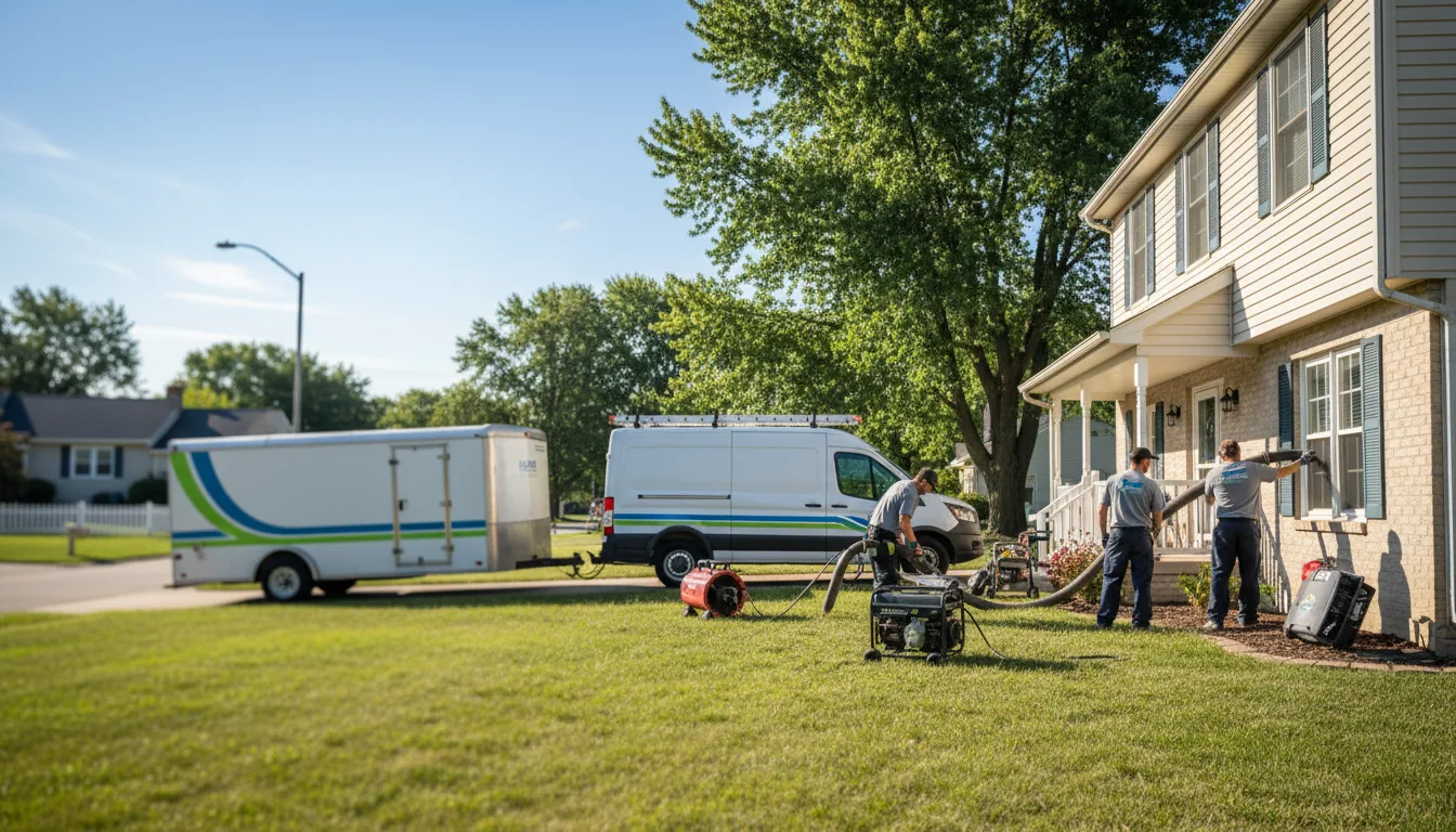 Flooded Basement Restoration And Cleanup With Repair in Eagarville, IL near me